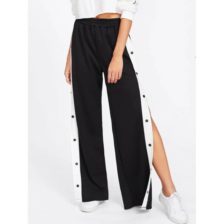 Side button tapped pants – TrenBee