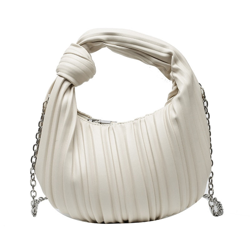 Hobo Pleated Shoulder Bag