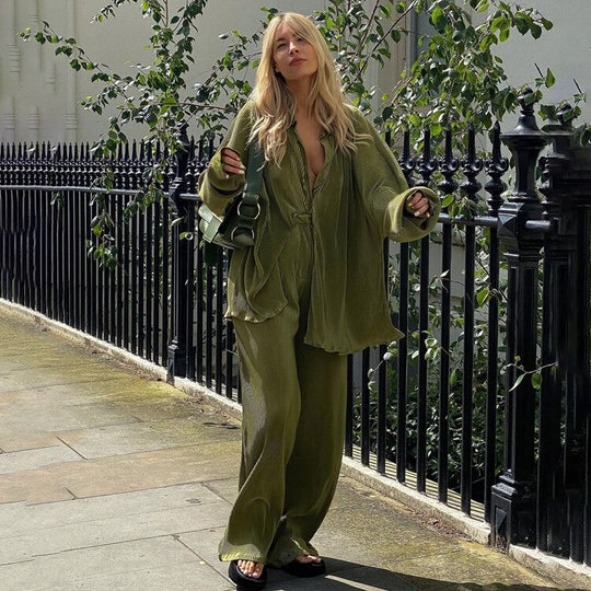 Lauren Pleated Coord Set