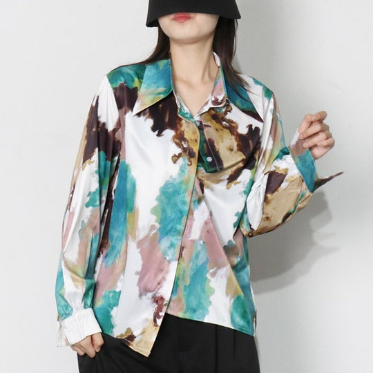 Elaine Gradient Printed Shirt