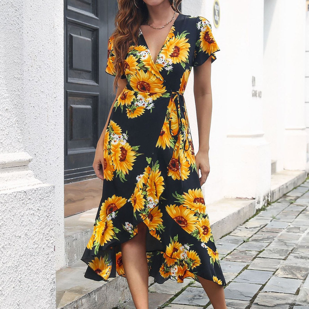 Eerie Wrap around Dress