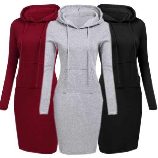 Essence Hoodie Dress with Pocket