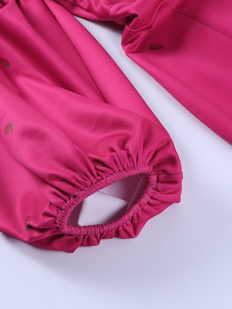Vienna Mermaid Dress with Lantern Sleeves
