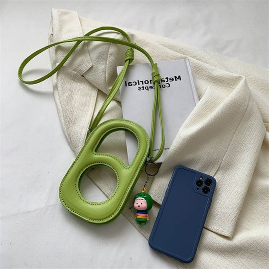 Clear Hollow out Crossbody Bag