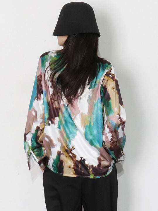 Elaine Gradient Printed Shirt