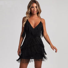 Latina Tassel Tier Flapper Dress