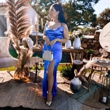 Maisie Rhinestone Clutch with Pearl Detailing