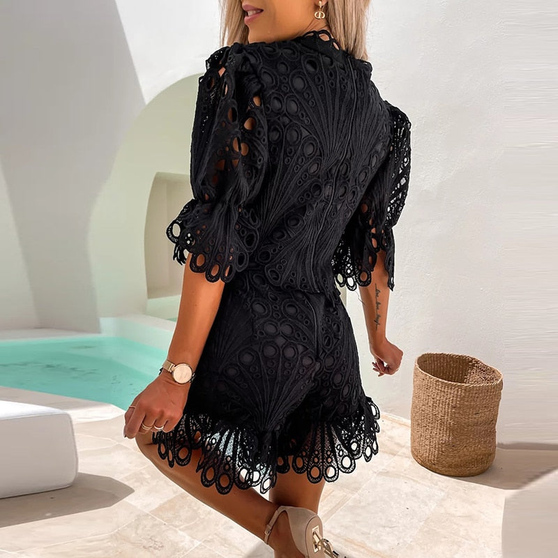 Isla Hollow out Coordinated Set