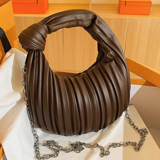 Hobo Pleated Shoulder Bag
