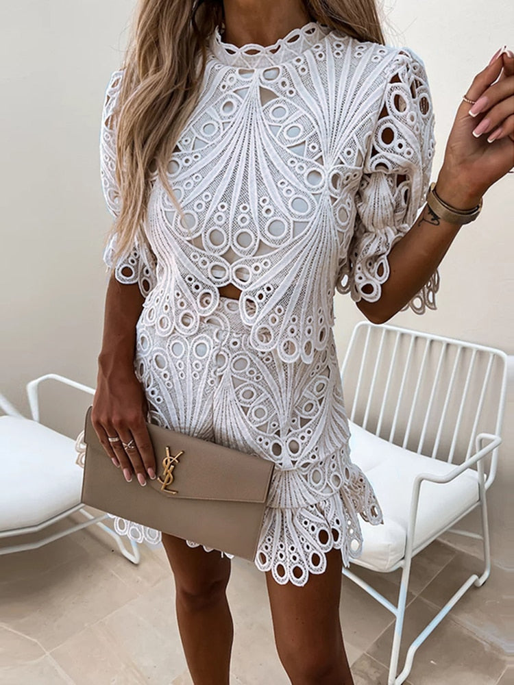 Isla Hollow out Coordinated Set