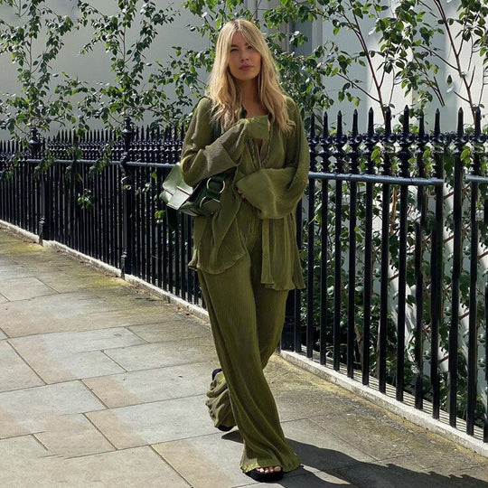 Lauren Pleated Coord Set