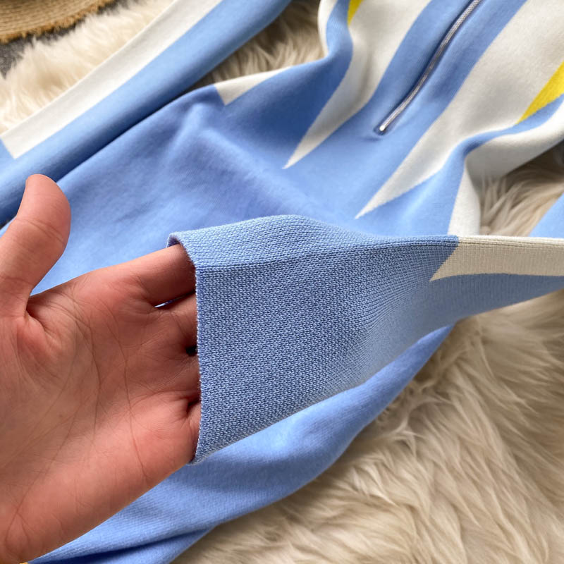 Ivy Color Block Sheath Knit Dress