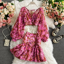 Mykonos Tropical Printed Co-ord Set