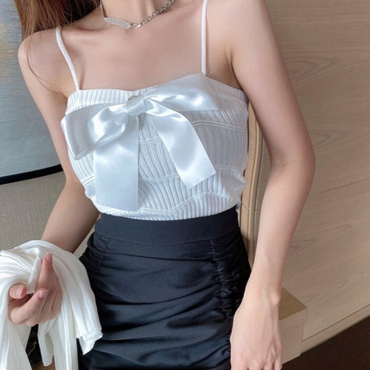 Talia cropped Bustier Tops