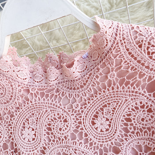 Olivia Summer Lace Vintage Blouse