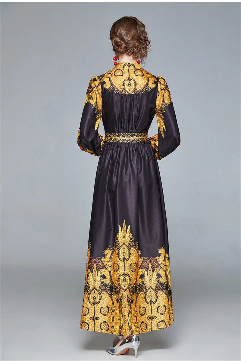 Keeya Bohemian Printed Vintage Dress