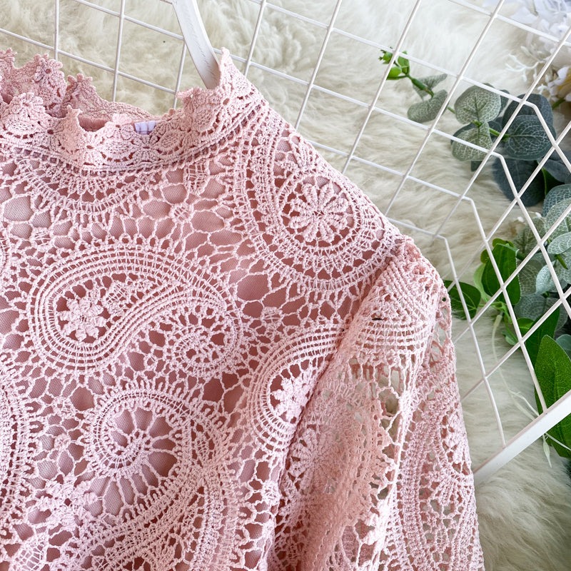 Olivia Summer Lace Vintage Blouse