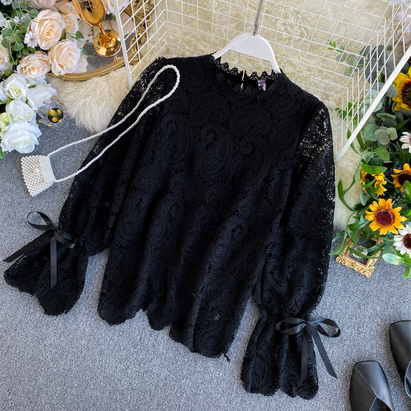 Olivia Summer Lace Vintage Blouse