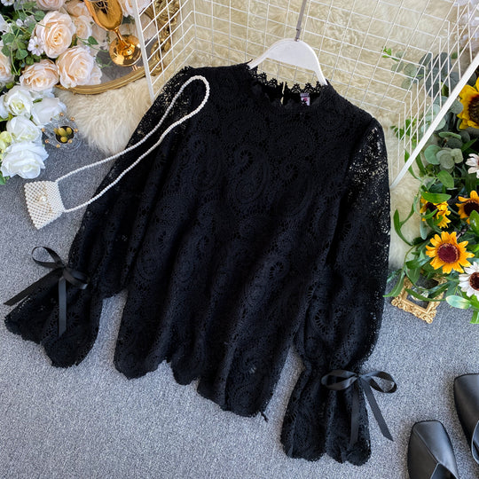 Olivia Summer Lace Vintage Blouse