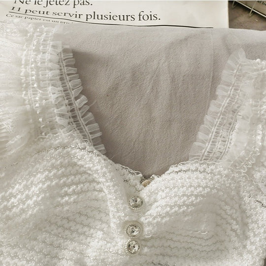 Kira lace strapped Cropped Tops