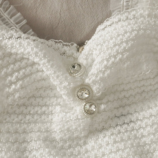 Kira lace strapped Cropped Tops