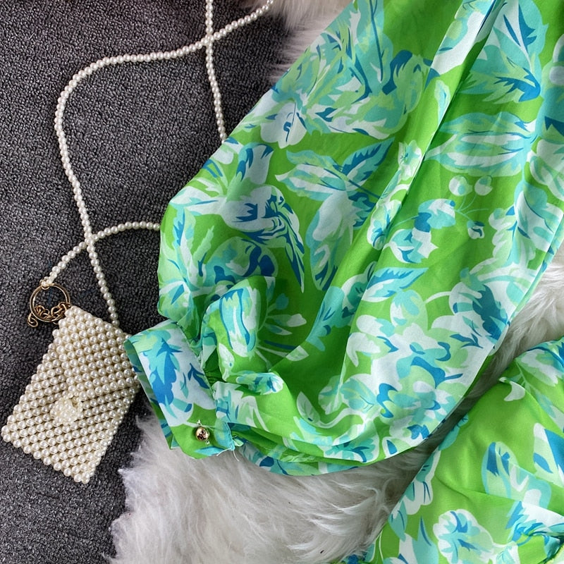 Mykonos Tropical Printed Co-ord Set