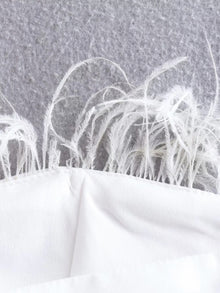 Anna Bustier with Feathers and Adjustable Strap