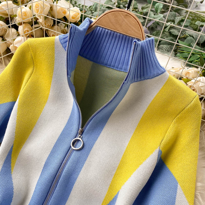 Ivy Color Block Sheath Knit Dress