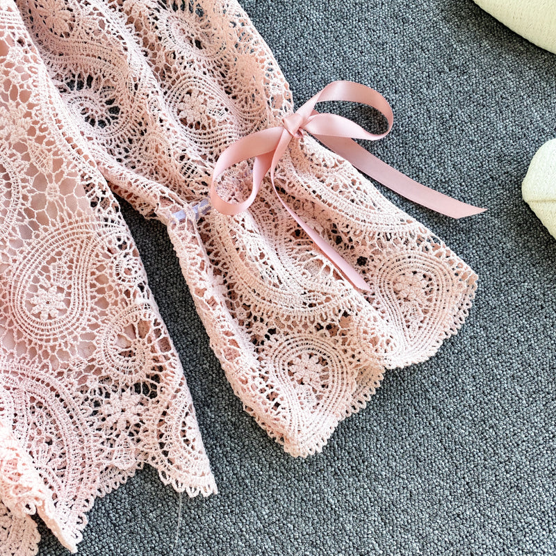 Olivia Summer Lace Vintage Blouse