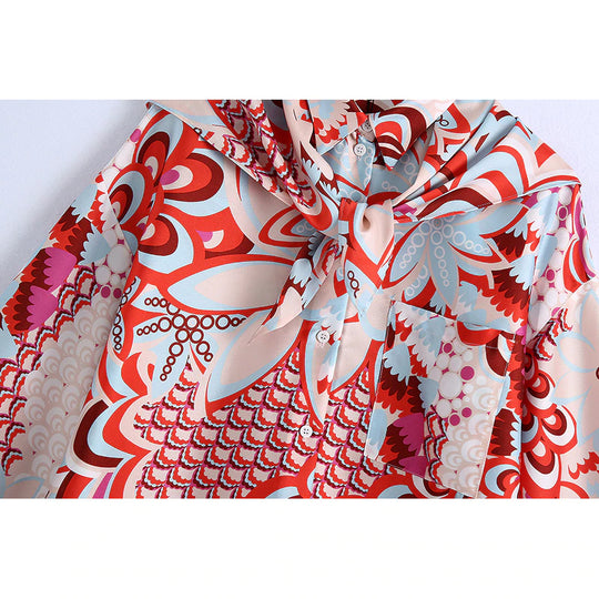 Shelly Printed Three Piece Coord Set