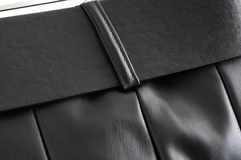 Isla Belted Slim Fit Leather Pants