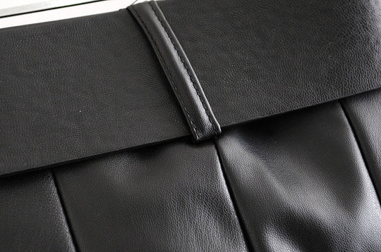 Isla Belted Slim Fit Leather Pants