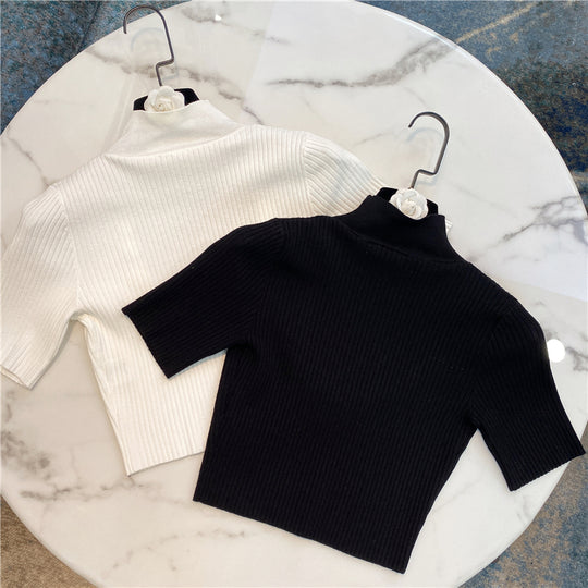 Dalmonte Rhinestone beading Crop Top