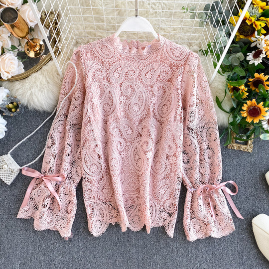 Olivia Summer Lace Vintage Blouse
