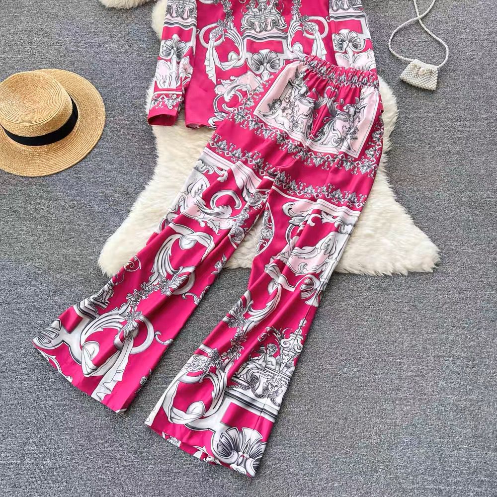 Bella Abstract Printed Coord Set