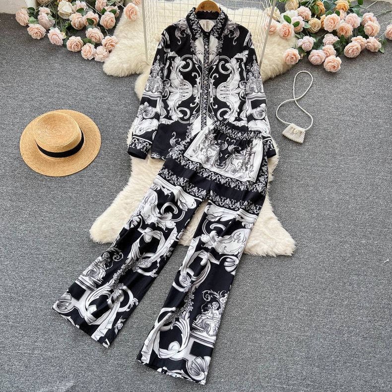 Bella Abstract Printed Coord Set