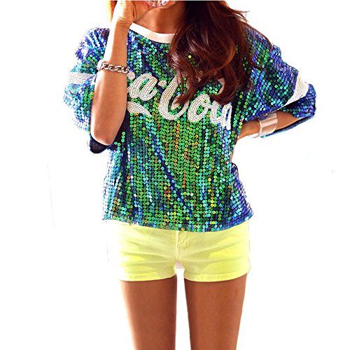 Modern Barbie Sequined Letter Top