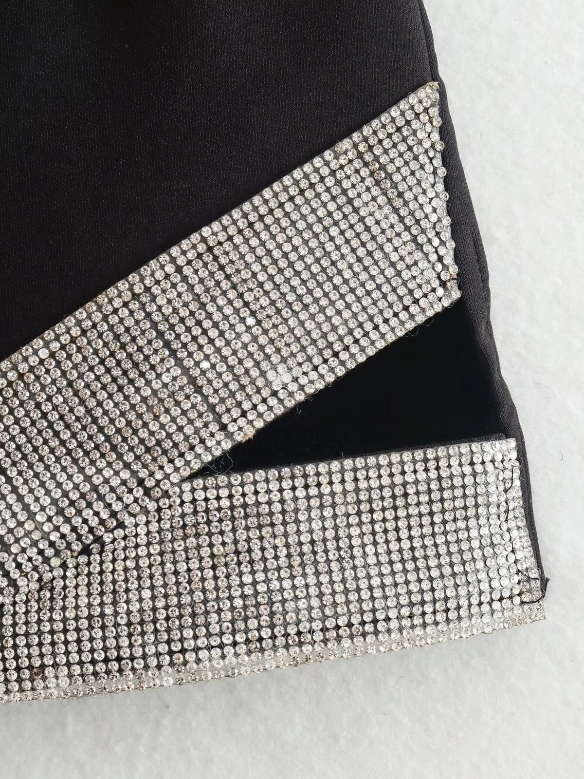 Megan High Waisted Sequin Patch work Skirt
