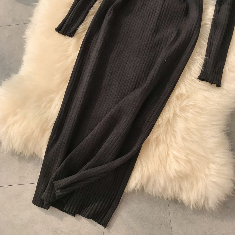 Snythia High Neck Bodycon Dress