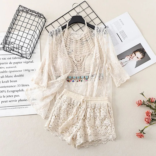 Omura Three Piece Crochet Set