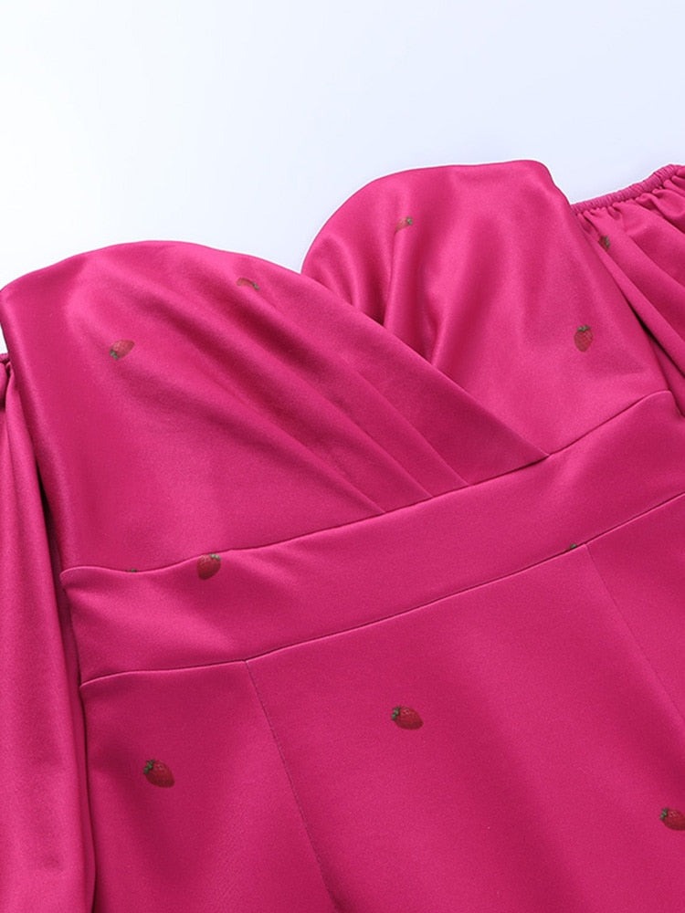 Vienna Mermaid Dress with Lantern Sleeves