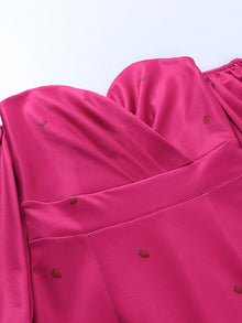 Vienna Mermaid Dress with Lantern Sleeves