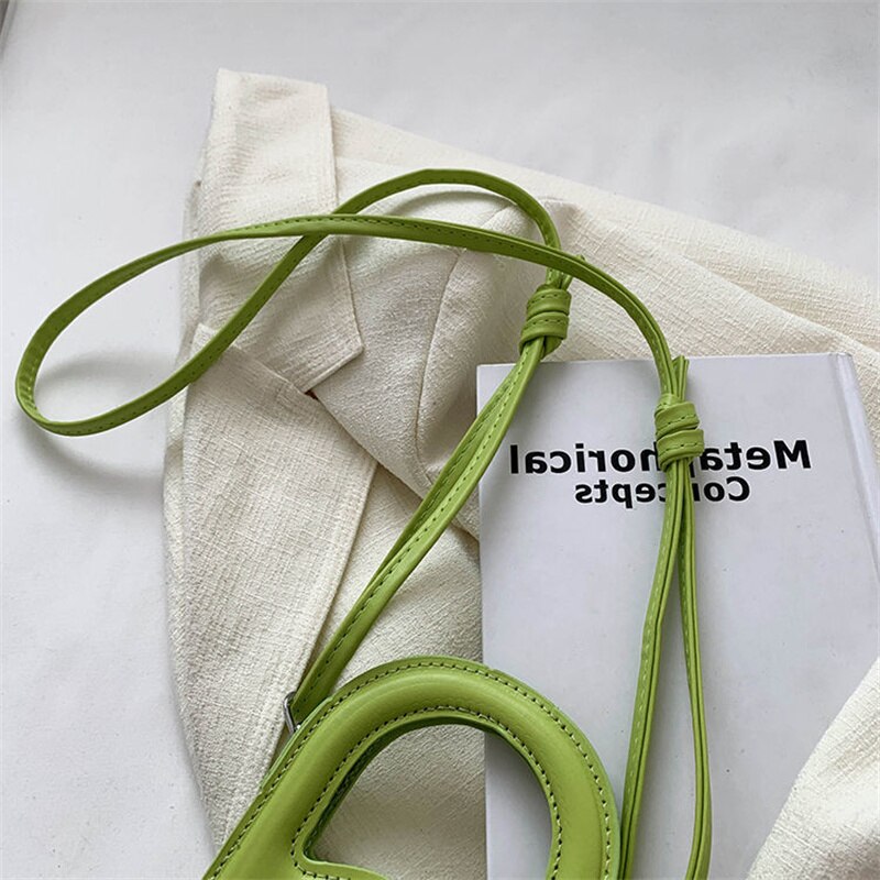 Clear Hollow out Crossbody Bag