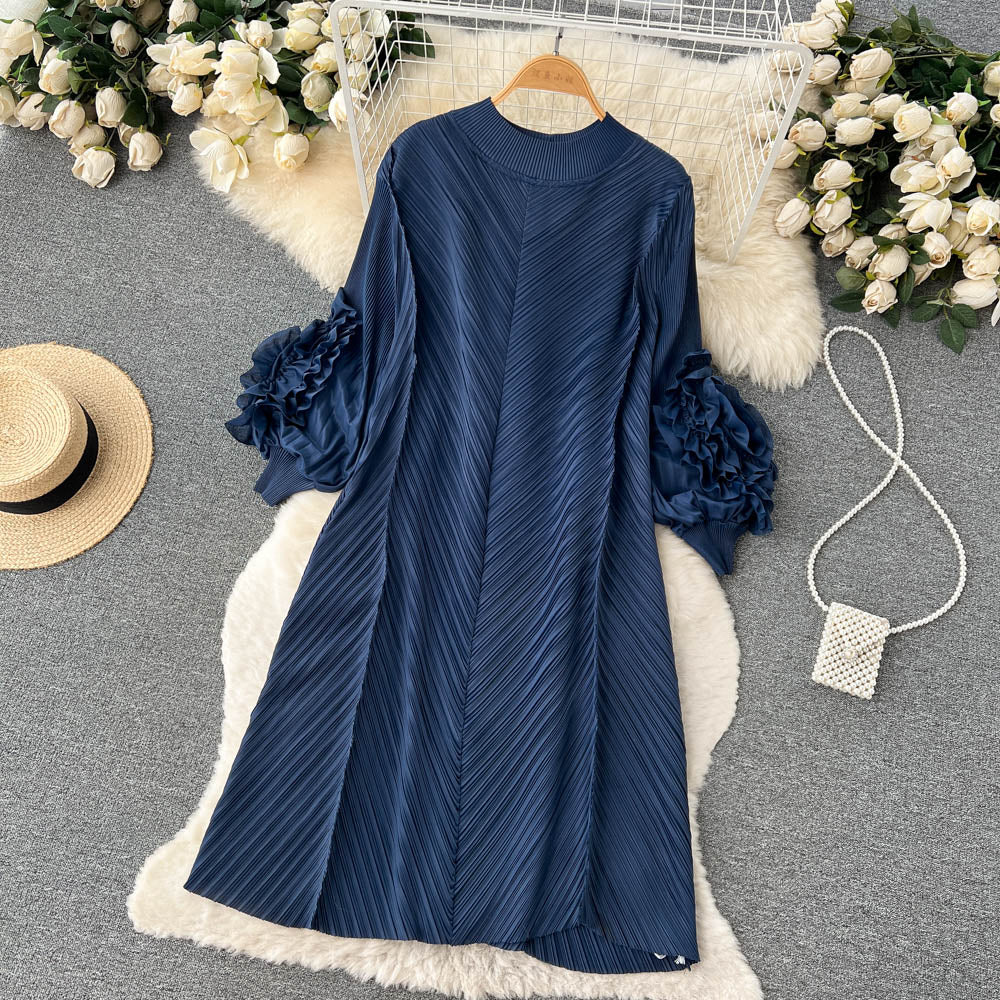 Daphne Ruffled Vintage Dress