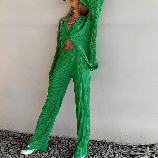 Lauren Pleated Coord Set