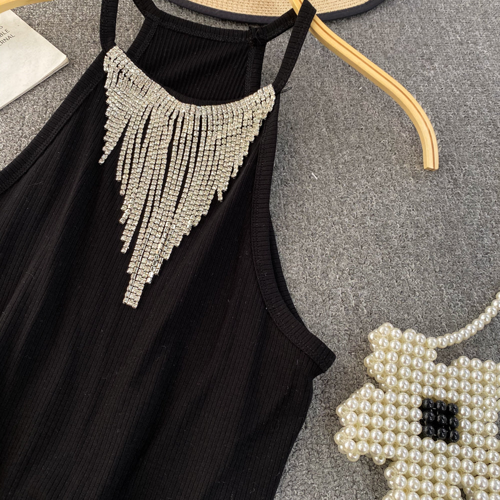 Eve Embellished Halter Neck Blouse