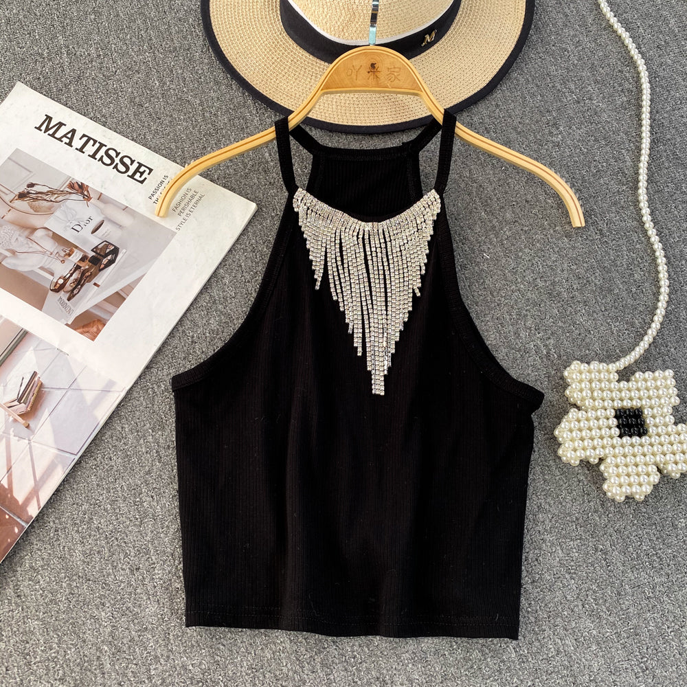 Eve Embellished Halter Neck Blouse