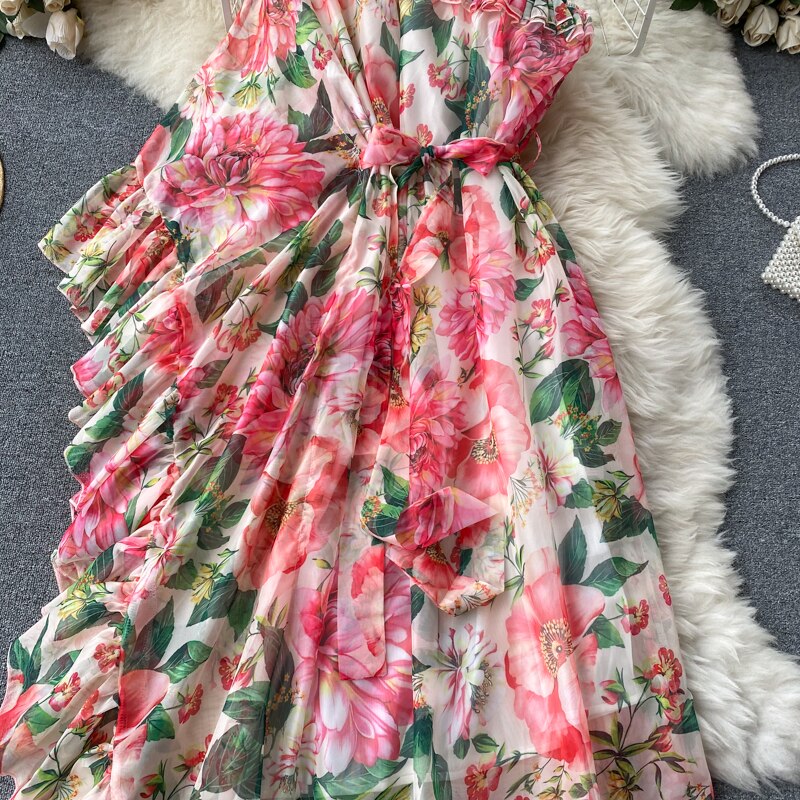 Azalea Floral Maxi Dress