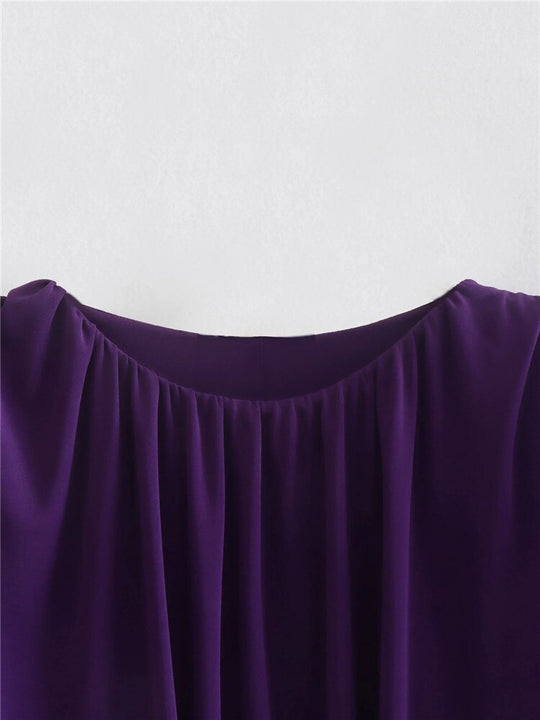 Camille Elegant Pleated Set