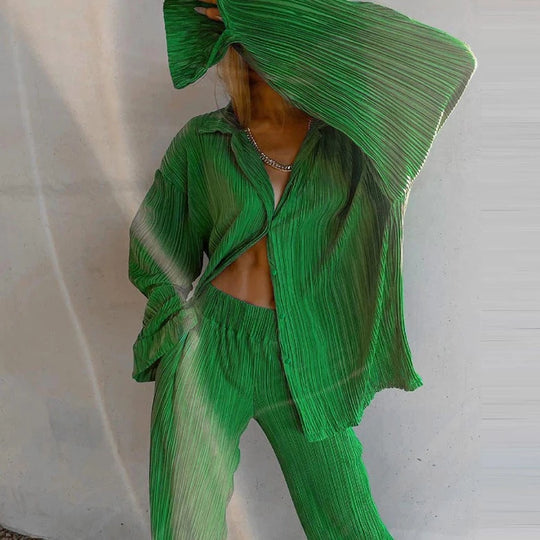 Lauren Pleated Coord Set